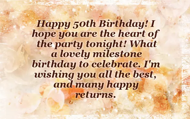 Happy 50Th Birthday Funny Wishes Happy 50Th Birthday Funny Wishes