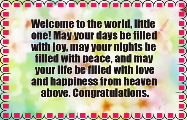 Messages To Welcome A New Baby Boy Messages To Welcome A New Baby Boy