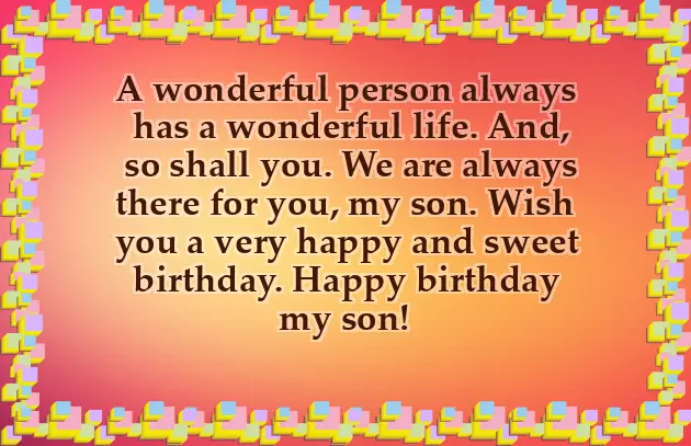 Congratulations Birthday Boy