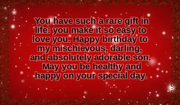 Mom And Son Birthday Wishes Mom And Son Birthday Wishes