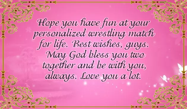 Cute Wedding Congrats Message