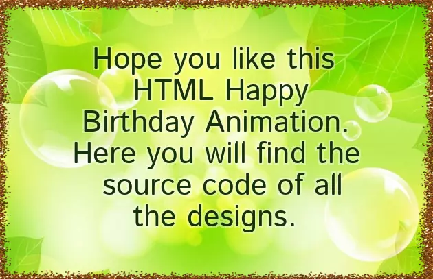 Happy Birthday Wishes Animation Happy Birthday Wishes Animation