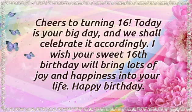 Happy 16Th Birthday Boy