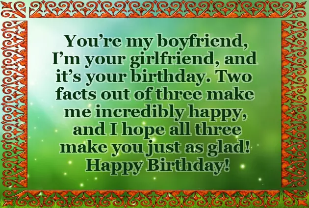 Birthday Wishes For New Boyfriend Birthday Wishes For New Boyfriend