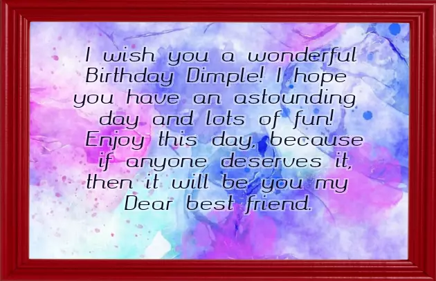 Happy Birthday Dimple Wishes Happy Birthday Dimple Wishes