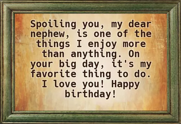 Free Birthday Wishes For Nephew