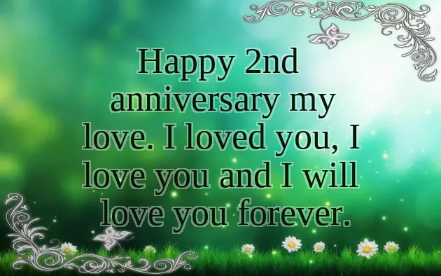 Second Wedding Anniversary Wishes To Husband Second Wedding Anniversary Wishes To Husband