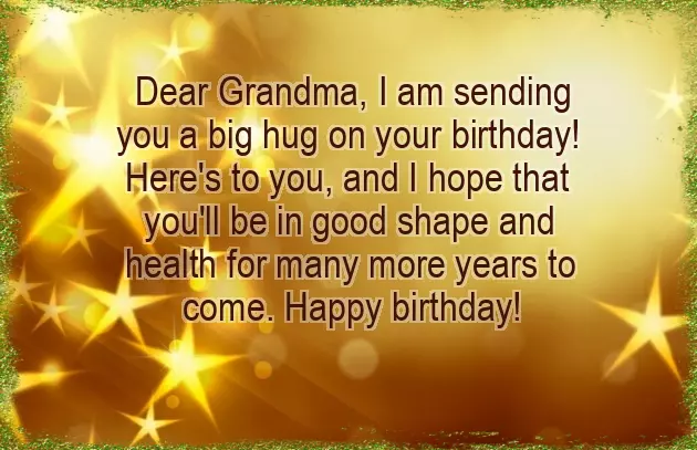 Happy Birthday Grandma Message Happy Birthday Grandma Message