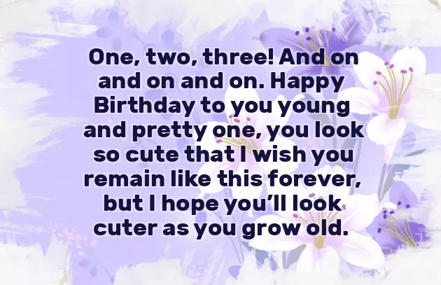 3Rd Birthday Wishes To Daughter