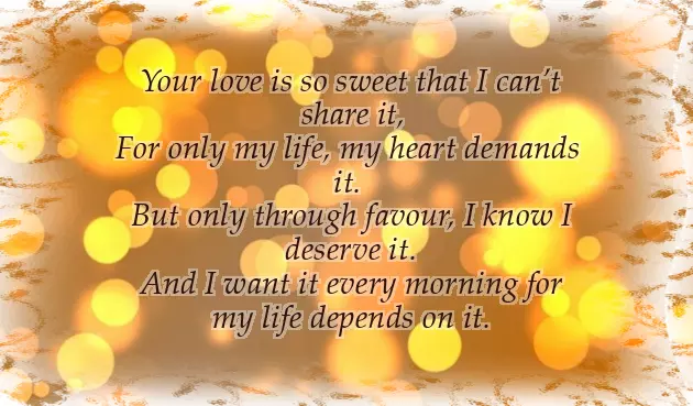 Good Morning Poem For My Boyfriend Good Morning Poem For My Boyfriend