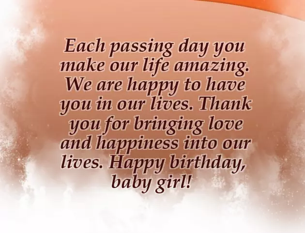 Short Birthday Wishes For Baby Girl Short Birthday Wishes For Baby Girl