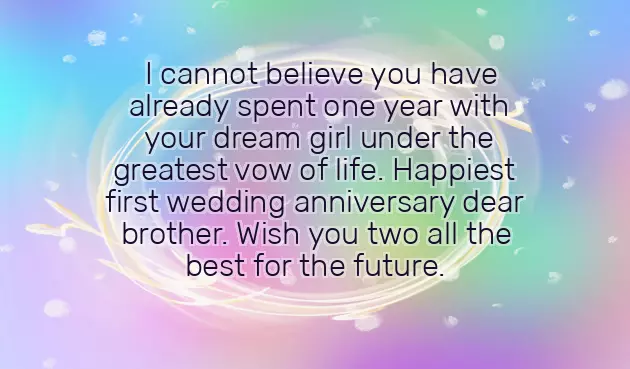 Brother Marriage Anniversary Wishes Brother Marriage Anniversary Wishes