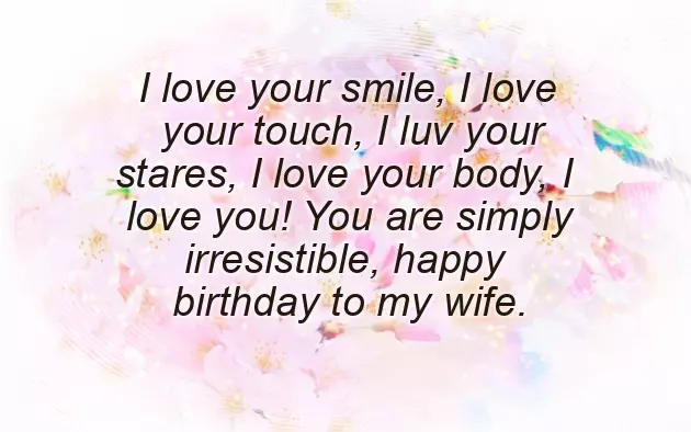 Birthday Status For Wife In English