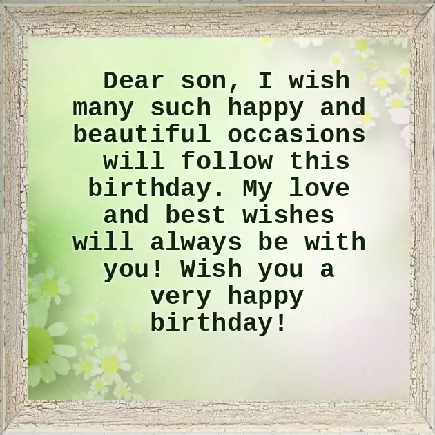 Happy Birthday Quotes To Son From Father Happy Birthday Quotes To Son From Father