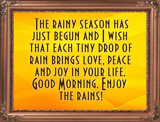 Rainy Morning Wishes