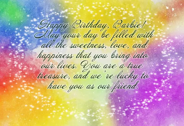 Birthday Wishes Barbie Birthday Wishes Barbie