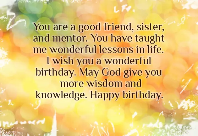 Godly Birthday Wishes To A Sister Godly Birthday Wishes To A Sister