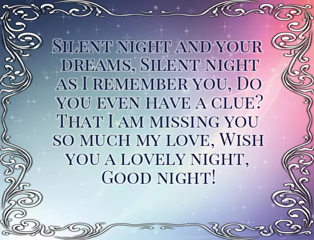Good Night Wishes To My Love