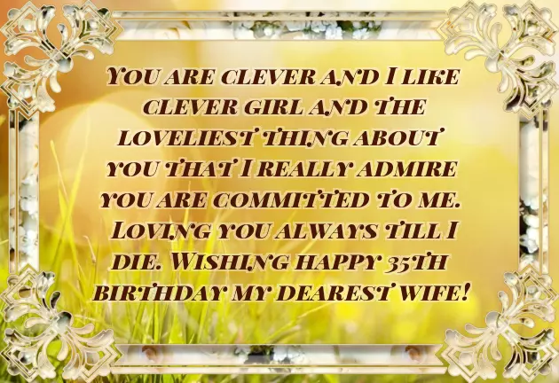35Th Birthday Wishes For Husband