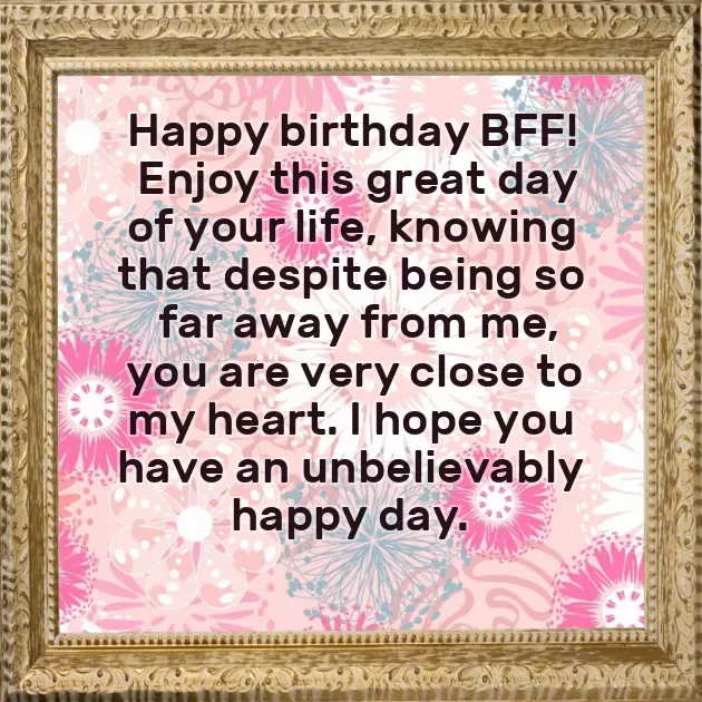 Happy Birthday Wishes For Bff