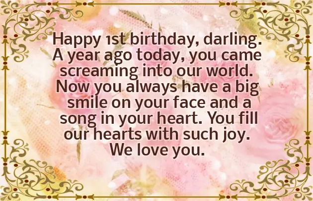 1 Years Old Birthday Wishes 1 Years Old Birthday Wishes