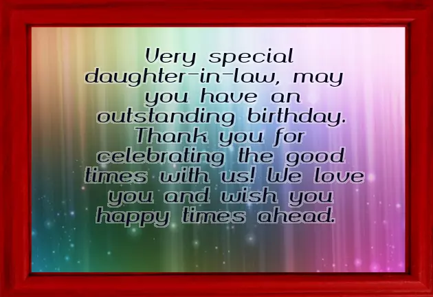 Happy Birthday Beautiful Daughter In Law Happy Birthday Beautiful Daughter In Law