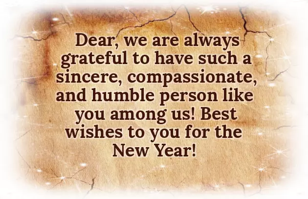 New Year Wishes For Senior Officers New Year Wishes For Senior Officers