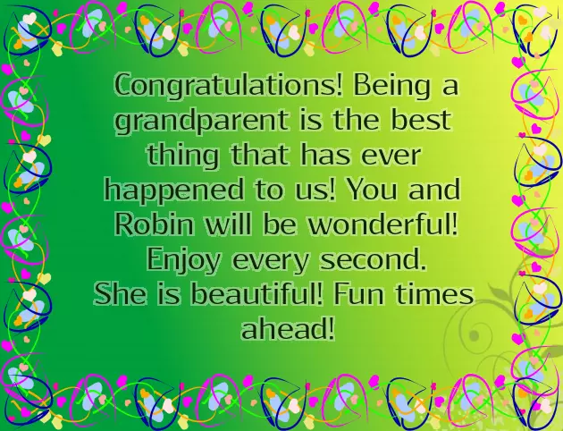 Congratulations To Grandparents On Arrival Of Baby Girl Congratulations To Grandparents On Arrival Of Baby Girl