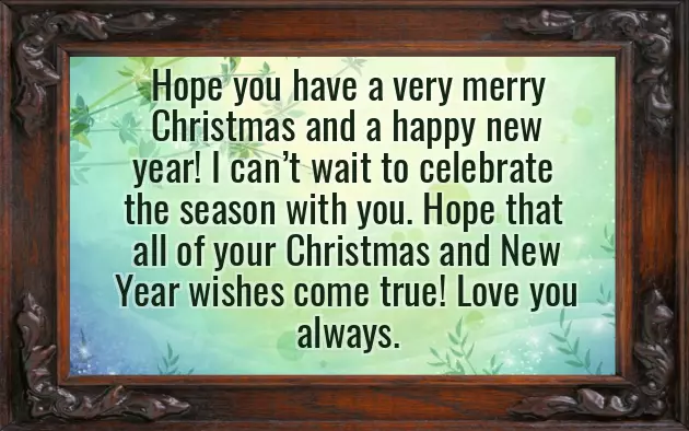 Xmas And New Year Wishes