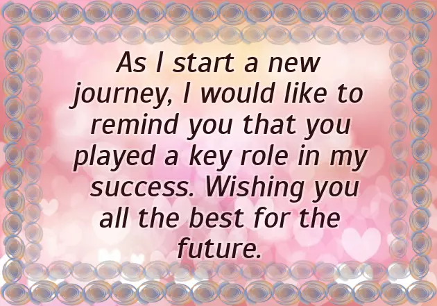 Best Of Luck For New Journey Best Of Luck For New Journey