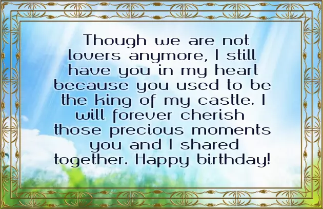 Happy Birthday Wishes For Ex Lover