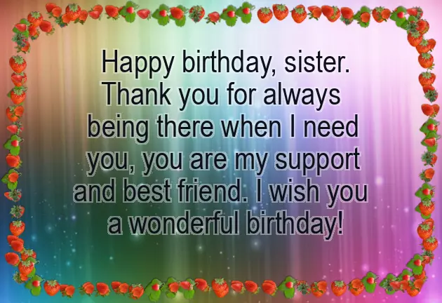 Simple Birthday Greetings For Sister Simple Birthday Greetings For Sister