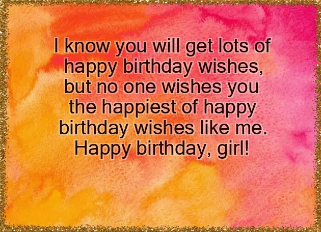 Happy Birthday Wishes To Lady