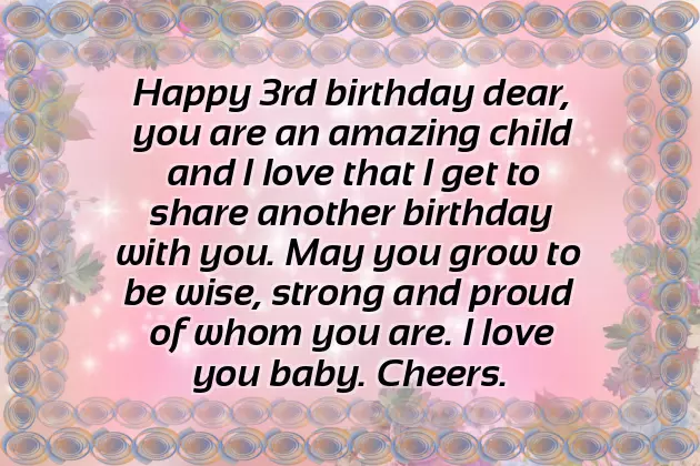 Happy 3 Birthday Granddaughter Happy 3 Birthday Granddaughter