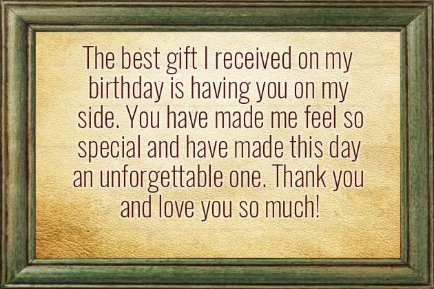 Birthday Thanking Quotes
