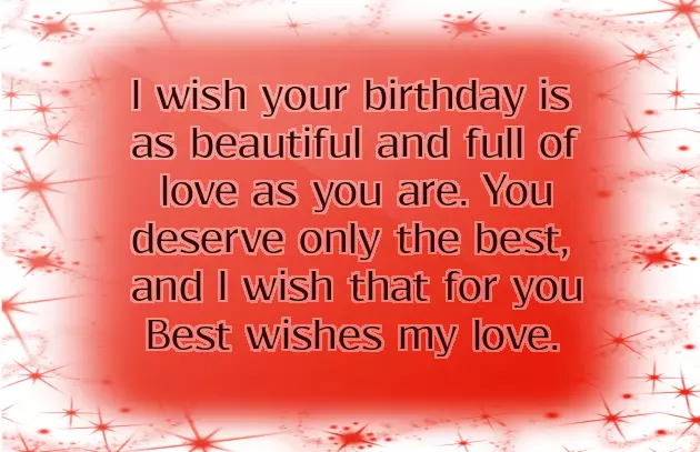 Birthday Text To Lover Birthday Text To Lover