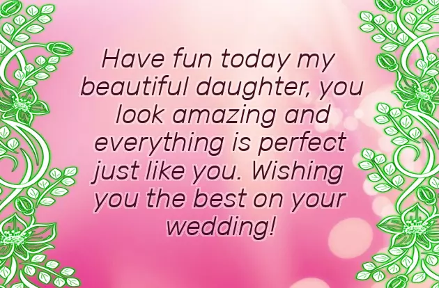 Congratulations Wishes For Daughter Marriage Congratulations Wishes For Daughter Marriage