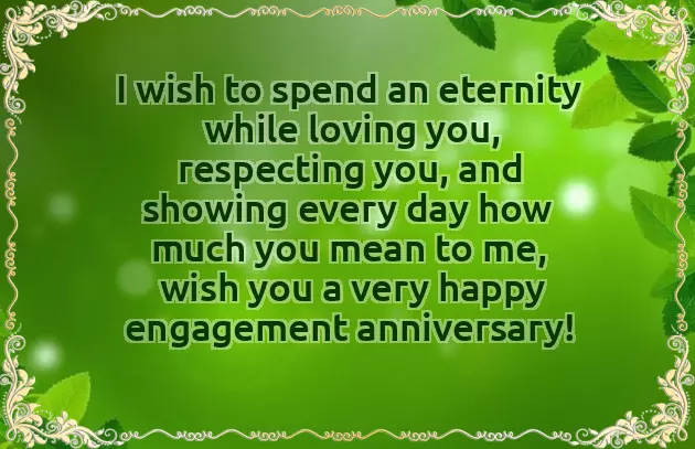 One Year Engagement Anniversary Wishes One Year Engagement Anniversary Wishes
