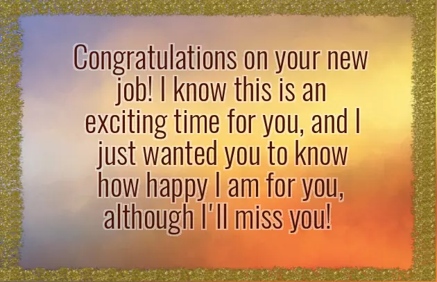 I Wish You All The Success In Your Future