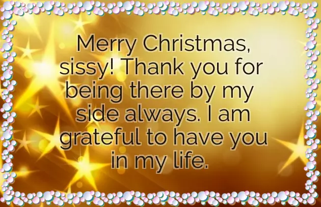 Happy Christmas Sister Happy Christmas Sister