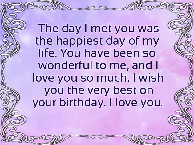 Sweet Birthday Greetings For Boyfriend Sweet Birthday Greetings For Boyfriend