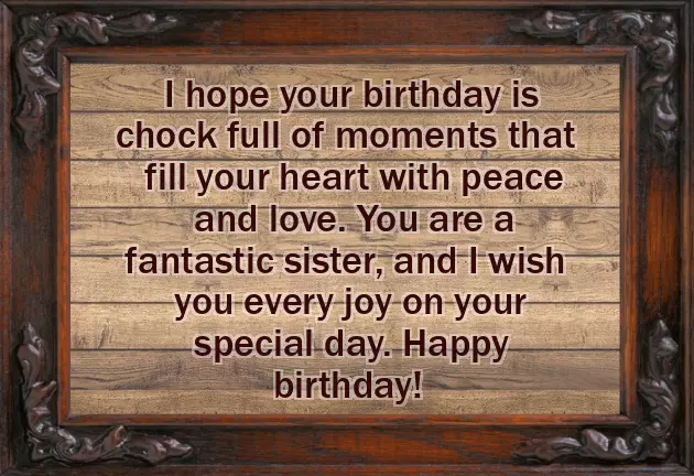 Simple Birthday Wishes To Sister Simple Birthday Wishes To Sister