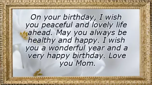 Best Birthday Wishes For My Mother Best Birthday Wishes For My Mother
