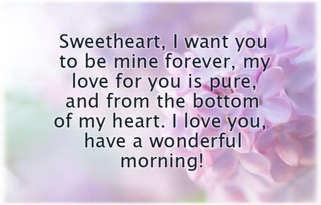 Beautiful Morning Message For My Girlfriend