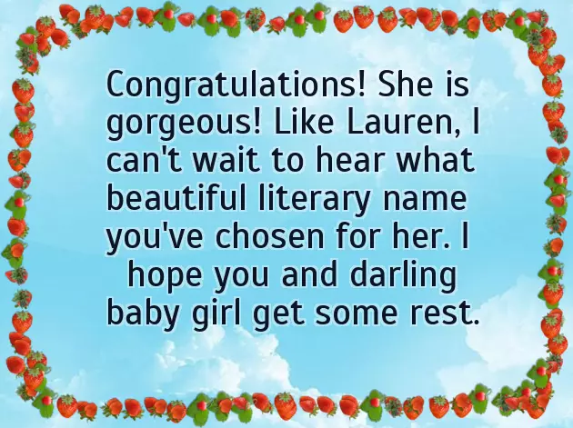 Congratulations To Newborn Baby Girl Congratulations To Newborn Baby Girl