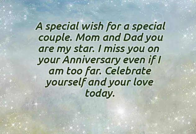 Parents Anniversary Status