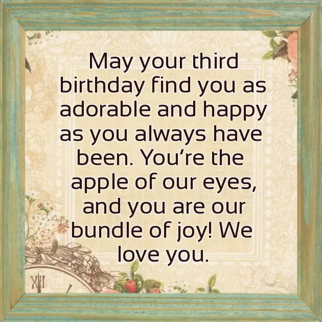Happy 3Rd Birthday Granddaughter Quotes