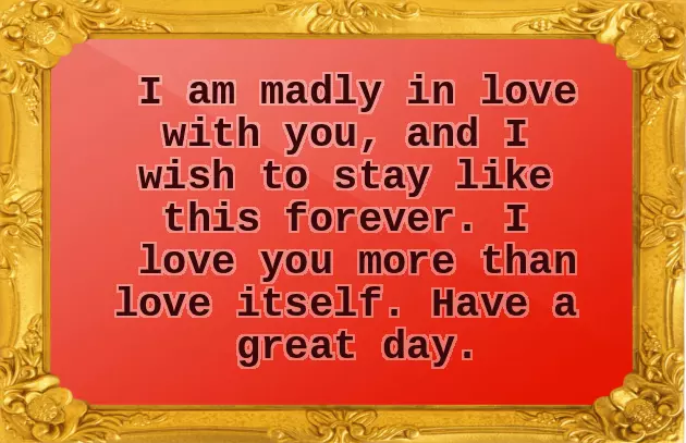 Good Morning Have A Nice Day My Love