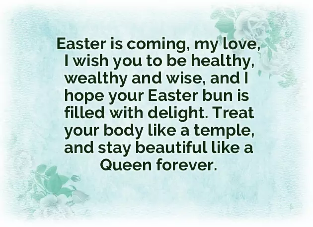 Easter Message For Her Easter Message For Her