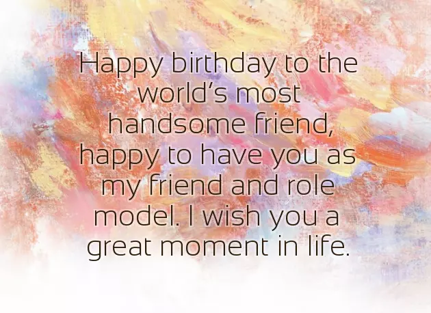 Birthday Wishes For A Special Male Friend From A Female